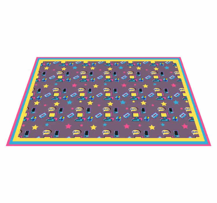 Original placemat colorful starry design - TenStickers