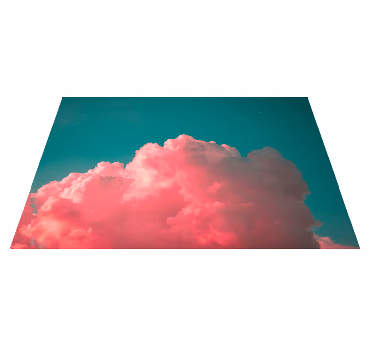 Modern placemat in pink cloud blush - TenStickers