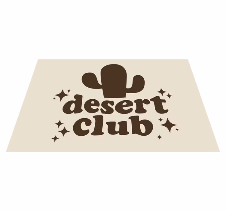 Original placemat cactus club design - TenStickers