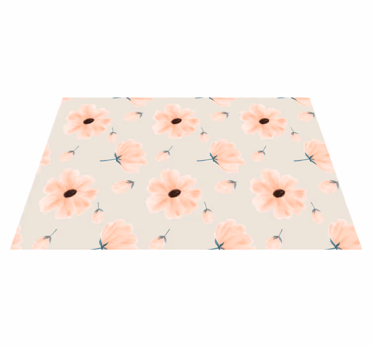 Original placemat floral inspired table setting - TenStickers