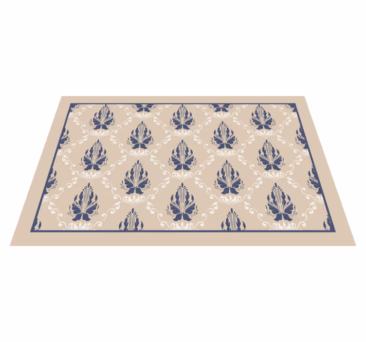 Graceful leaf design placemat - TenStickers
