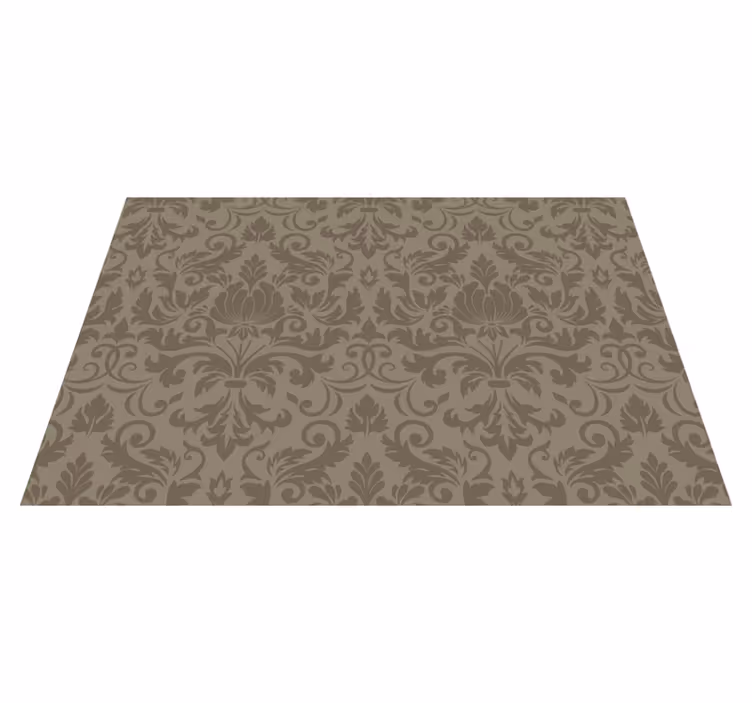 Intricate botanical design placemat - TenStickers