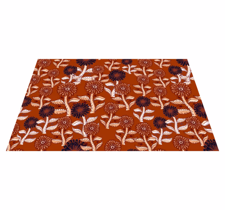 Original placemat floral design tableware - TenStickers
