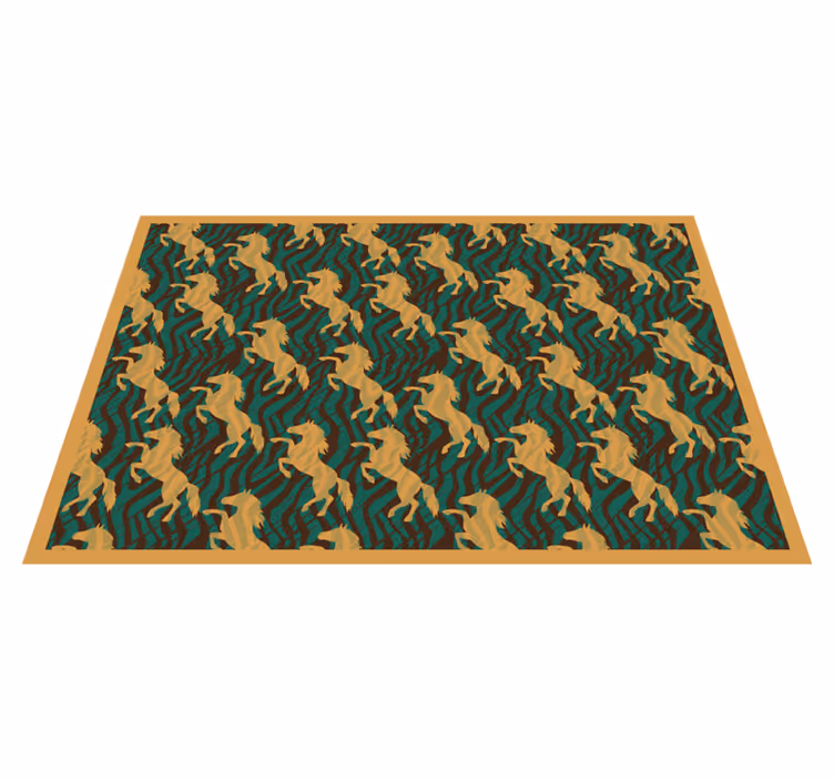 Original placemat with vibrant unicorn design - TenStickers