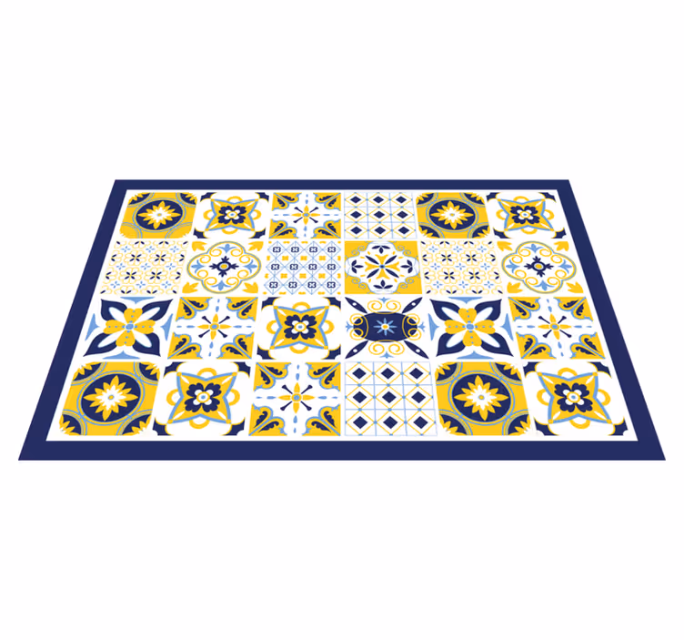 Placemat with vibrant mosaic designs - TenStickers