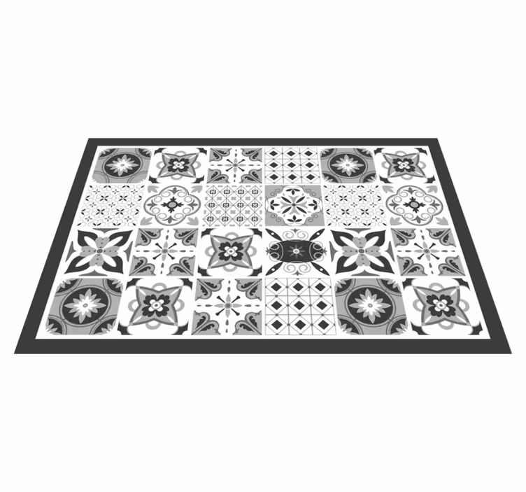 Placemat elegant patterned tile design - TenStickers