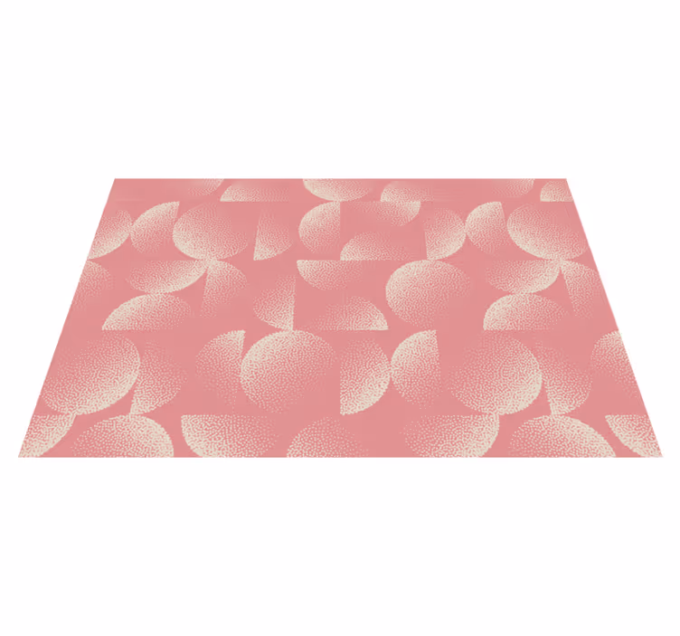 Abstract circular patterns placemat - TenStickers