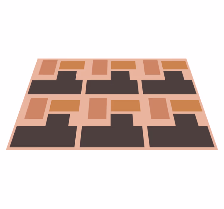 Modern placemat abstract geometric design - TenStickers
