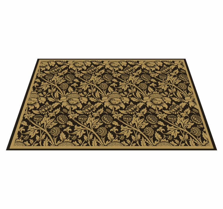 Elegant placemat botanical grace - TenStickers