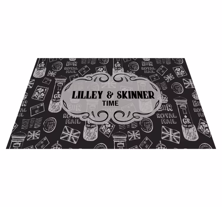 Cockney Food quote placemats - TenStickers