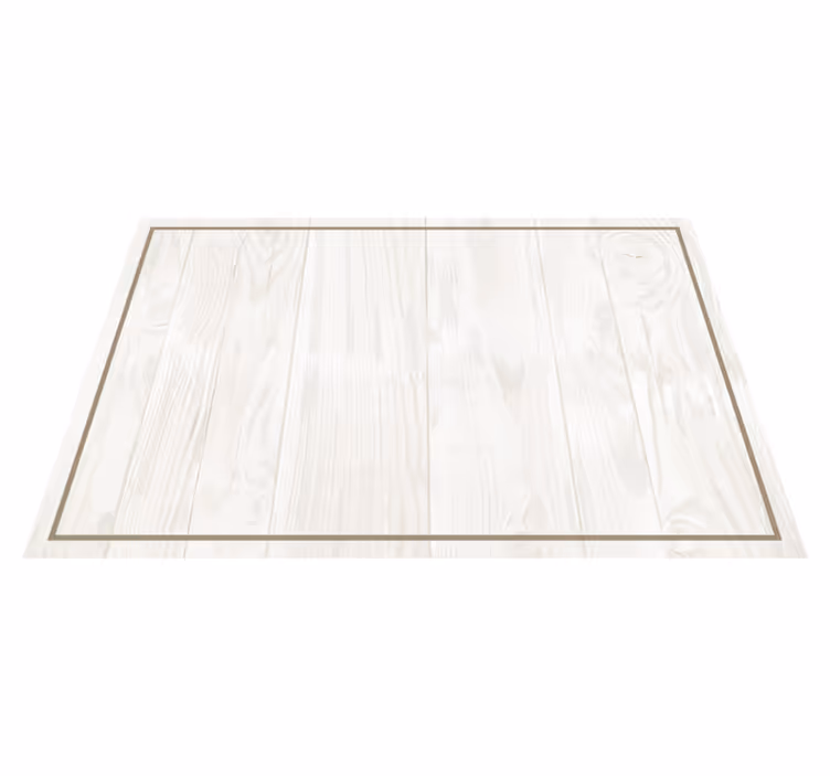 White wood placemats rectangular - TenStickers