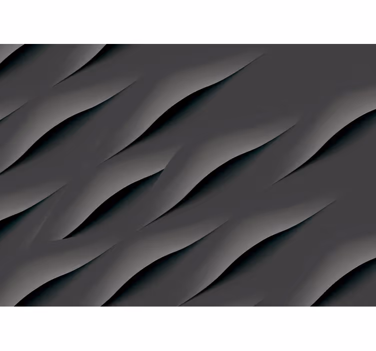 Abstract wavy pattern 3d living room wallpaper - TenStickers