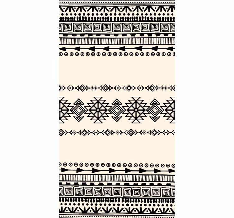 African wall mural tribal style - TenStickers
