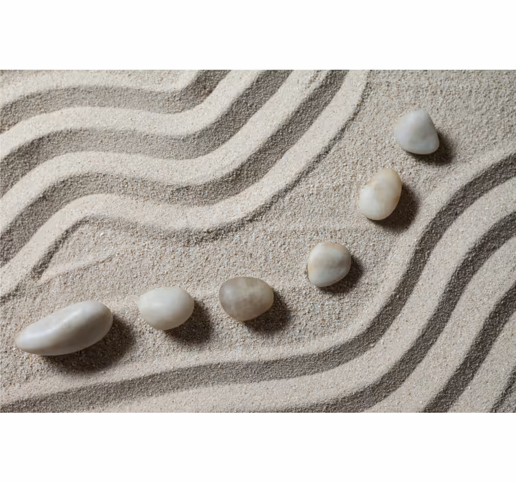 Wall mural bathroom zen meditation - TenStickers