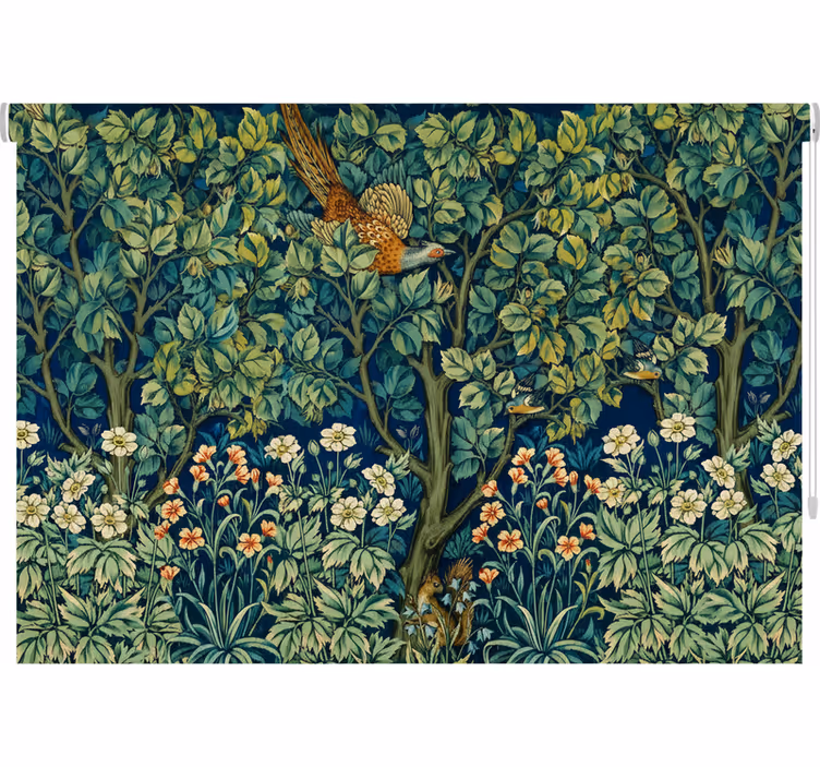 Vintage plants wall mural bathroom - TenStickers