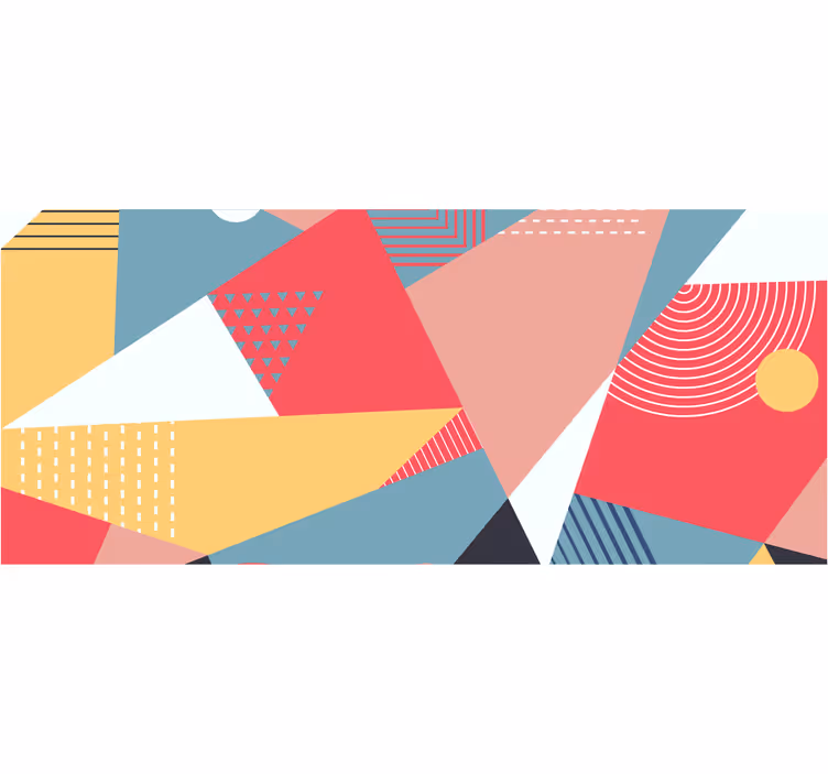 Colorful and modern wall mural kitchen - TenStickers