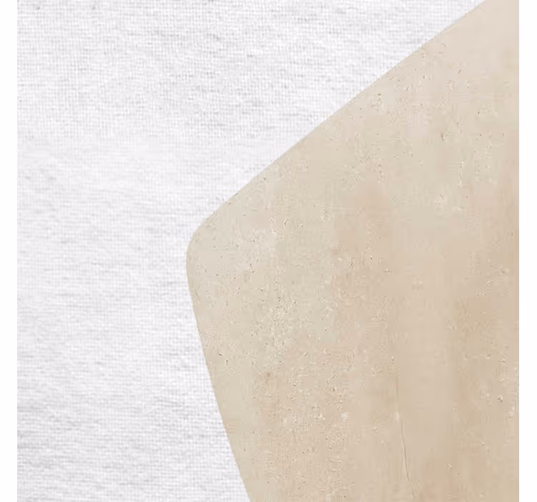 Beige wall mural minimalist artwork - TenStickers