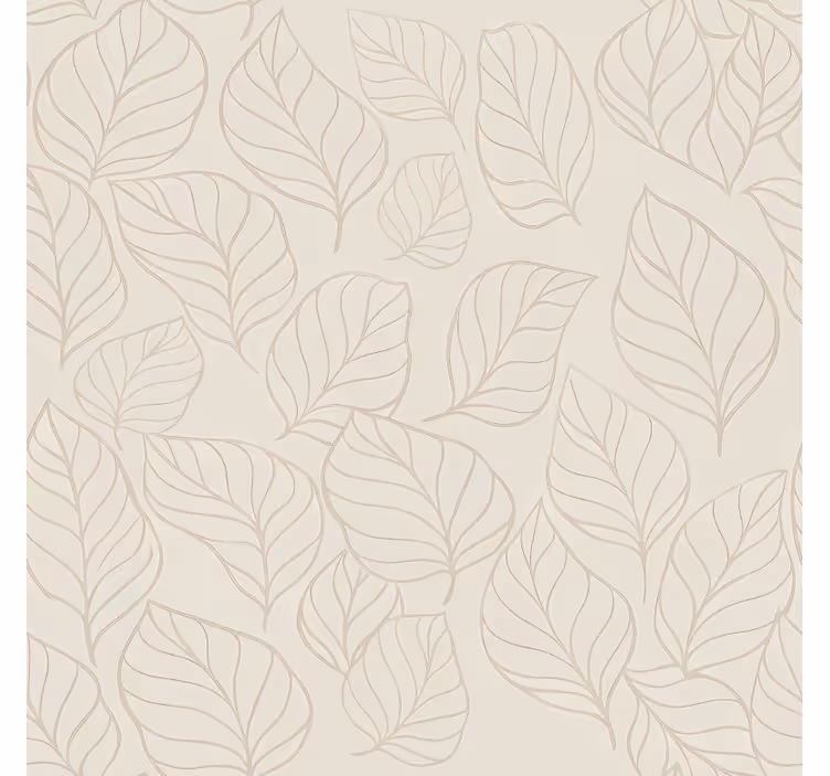 Beige wall mural in beige and white pattern - TenStickers