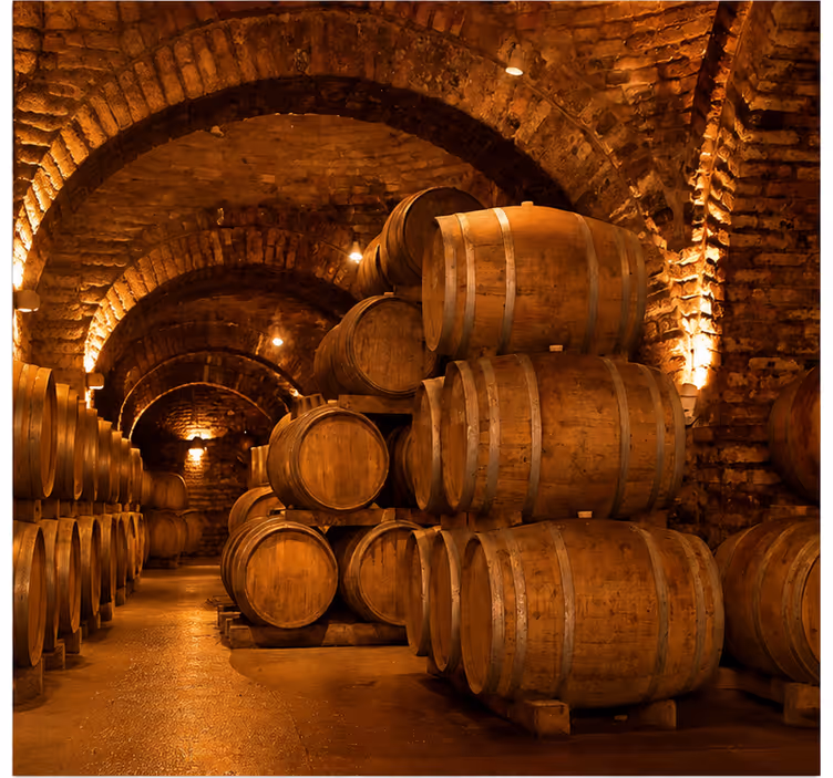 Wine cellar wallpaper murals for your wine storage - TenStickers