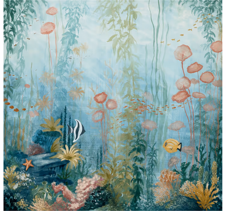 Under the sea wall mural ocean realm - TenStickers