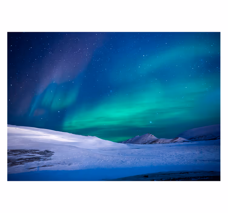 Aurora Night Sky sky wall mural - TenStickers