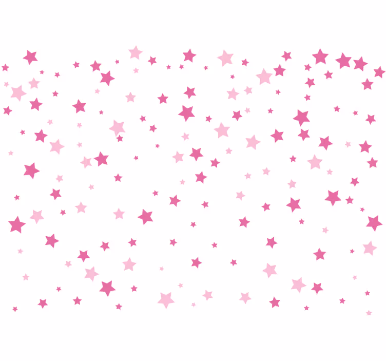 Stars Pattern Design romantic wall mural - TenStickers