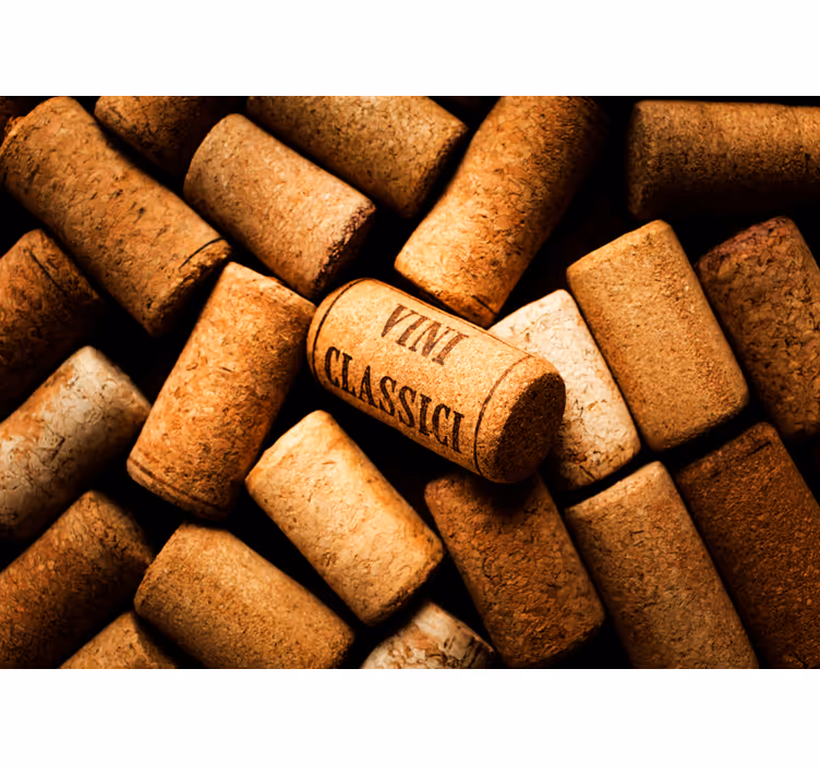 Classic Cork Collection texture wall mural - TenStickers