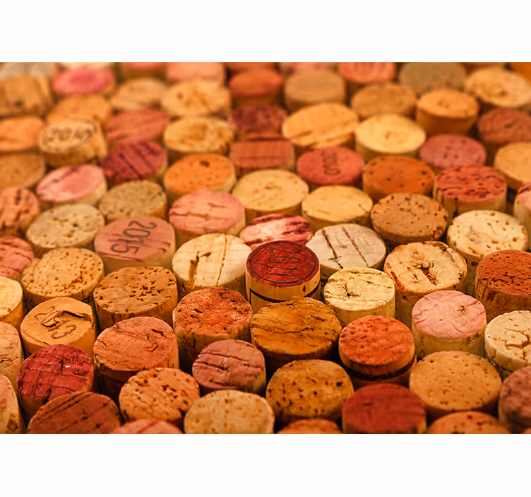 Texture wall mural cork collection designs - TenStickers