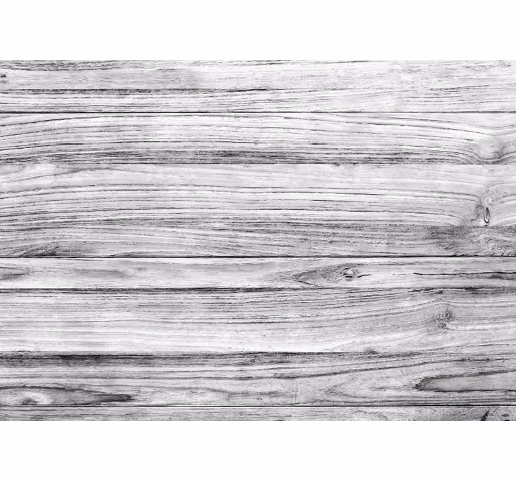 Mural stone wall textured grey wood finish - TenStickers