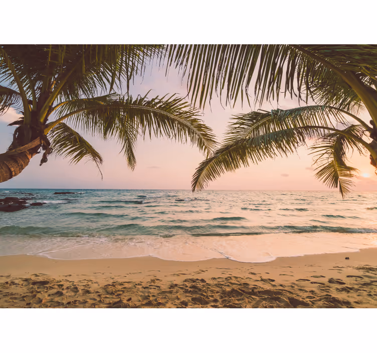Wall mural nature tranquil coastal view - TenStickers