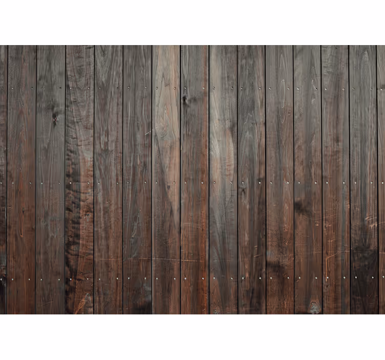 Woods wall mural rustic wood plank design - TenStickers