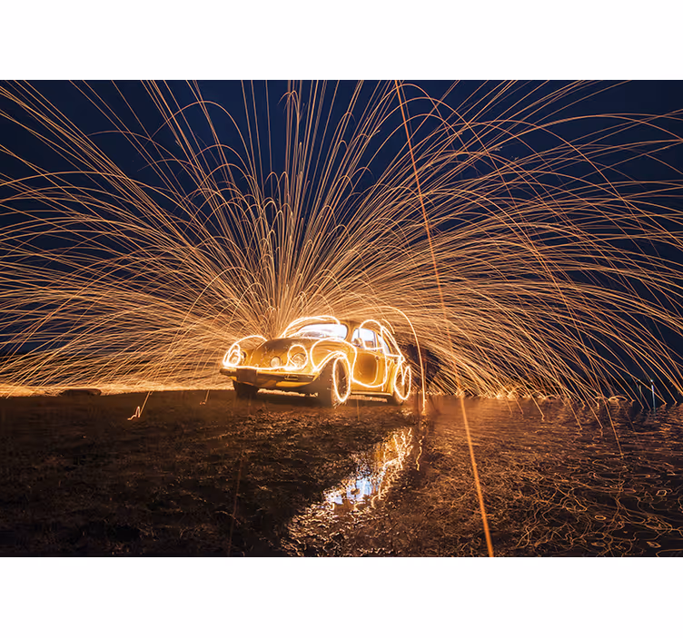 Wall mural vehicle classic car inspiration - TenStickers