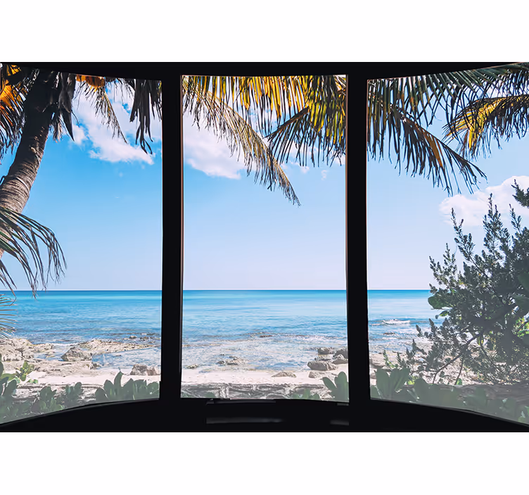 Under the sea wall mural tranquil ocean scene - TenStickers