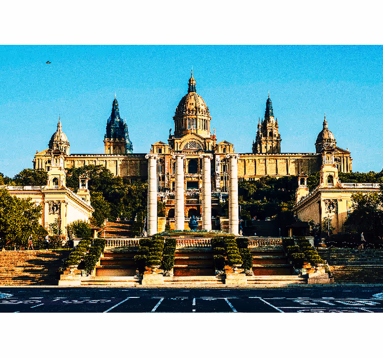 National Catalan Museum barcelona wall mural - TenStickers