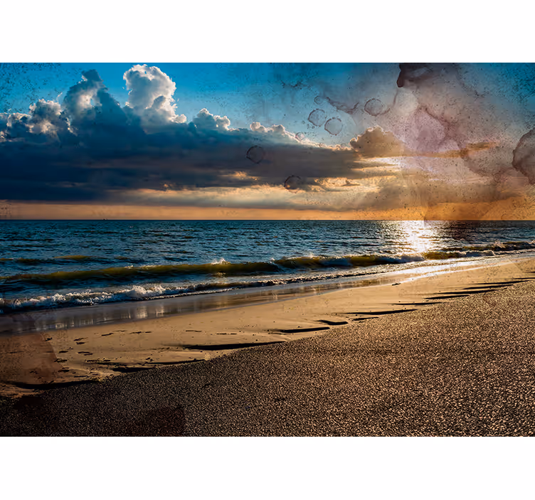 Serene Ocean View wall mural nature - TenStickers
