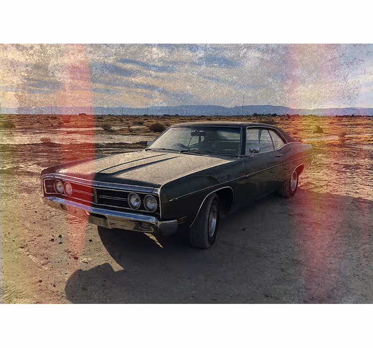 Classic Car Nostalgia wall mural vehicle - TenStickers