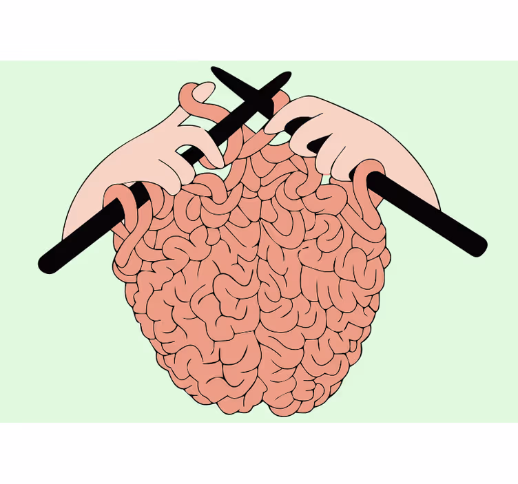 Brain Crafting Concept quote wall mural - TenStickers