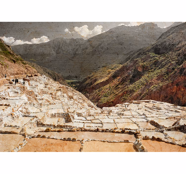 Landscape wall mural majestic mountainscape - TenStickers