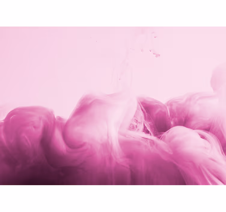 Abstract wall mural pink smoke flow - TenStickers