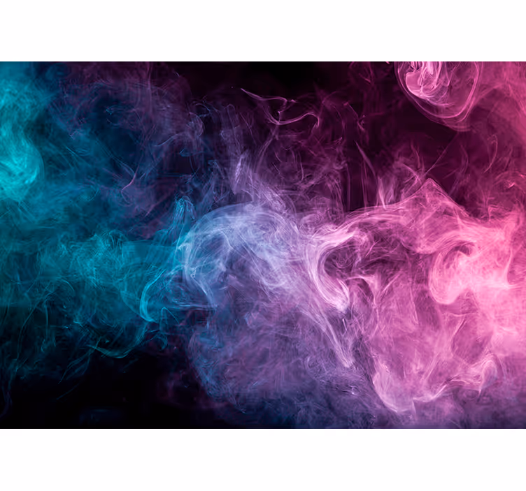 Texture wall mural flowing smoke patterns - TenStickers