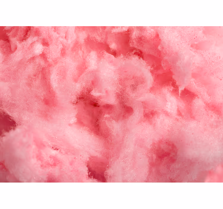 Flower wall mural fluffy pink texture - TenStickers