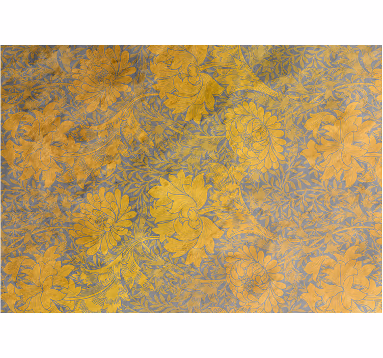 Flower wall mural floral design composition - TenStickers