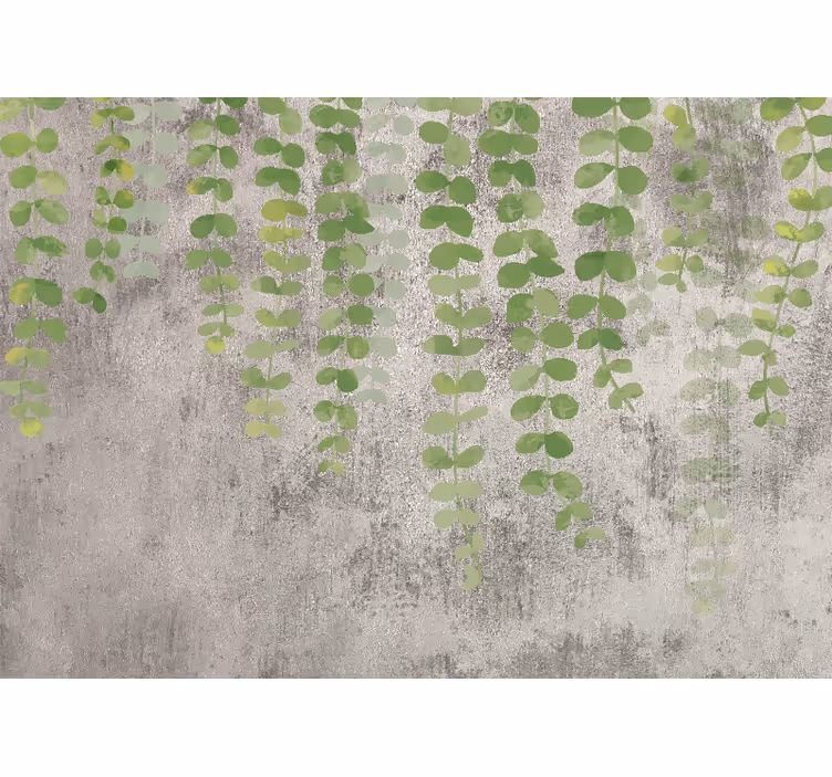 Wall mural nature hanging greenery design - TenStickers