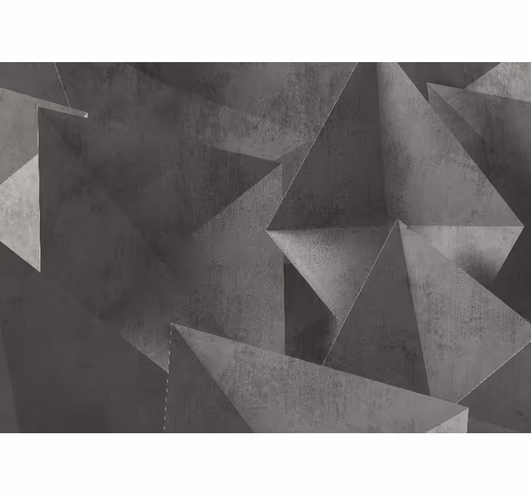 Abstract wall mural geometric shapes design - TenStickers