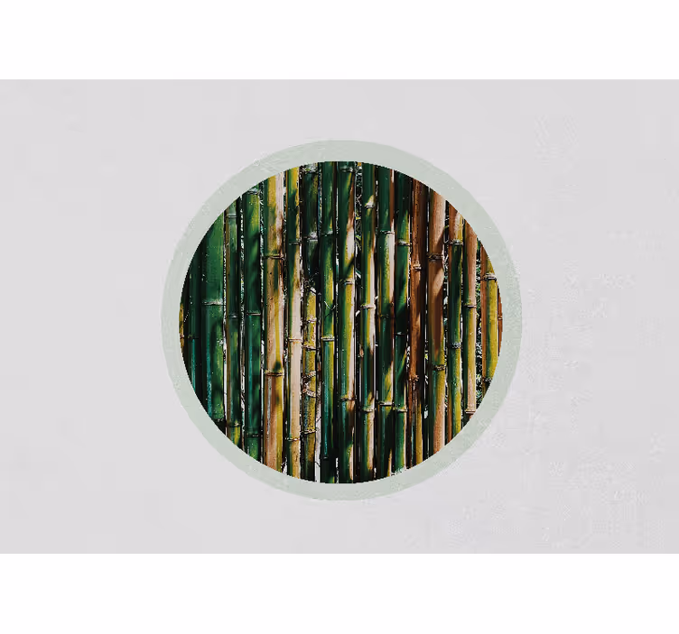 3d wallpaper verdant bamboo grove - TenStickers
