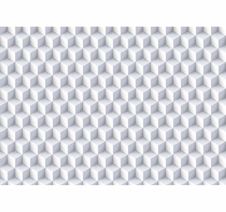 3d wallpaper cube pattern design - TenStickers