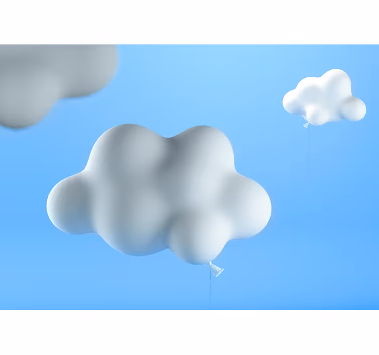 Nursery wall mural skies and celestial bodies - TenStickers