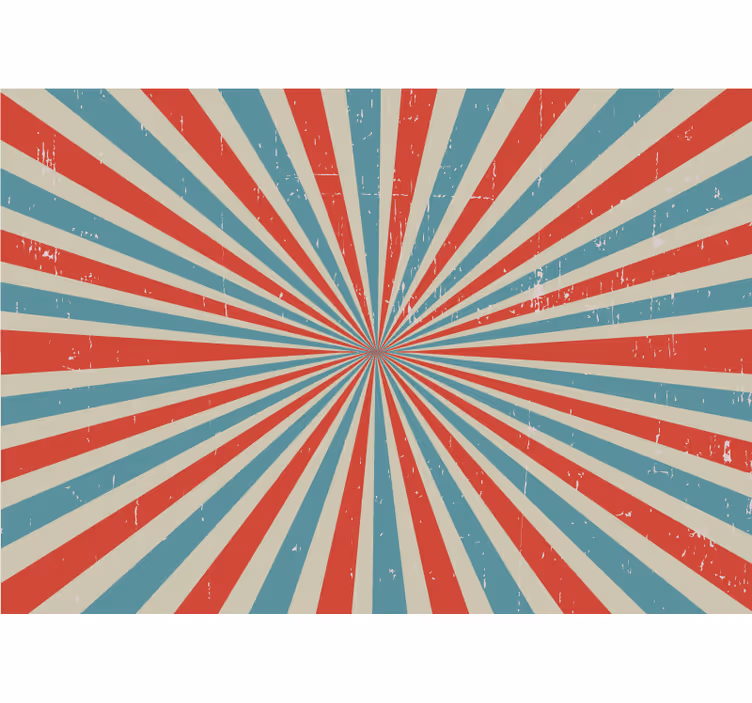 Graffiti wall mural radial color explosion - TenStickers