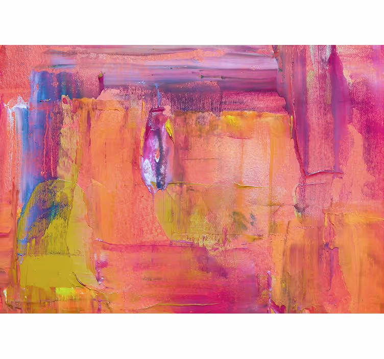 Abstract wall mural in vivid color explosion - TenStickers