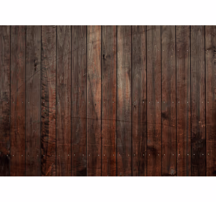 Mural stone wall with elegant timber boards - TenStickers